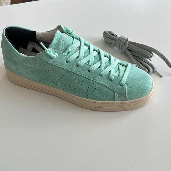 P448 blue/ green men or teens sneakers - Picture 7 of 14